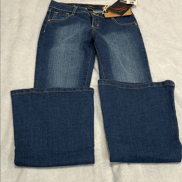 South Pole Dark Blue Flare Jeans - Picture 6 of 8